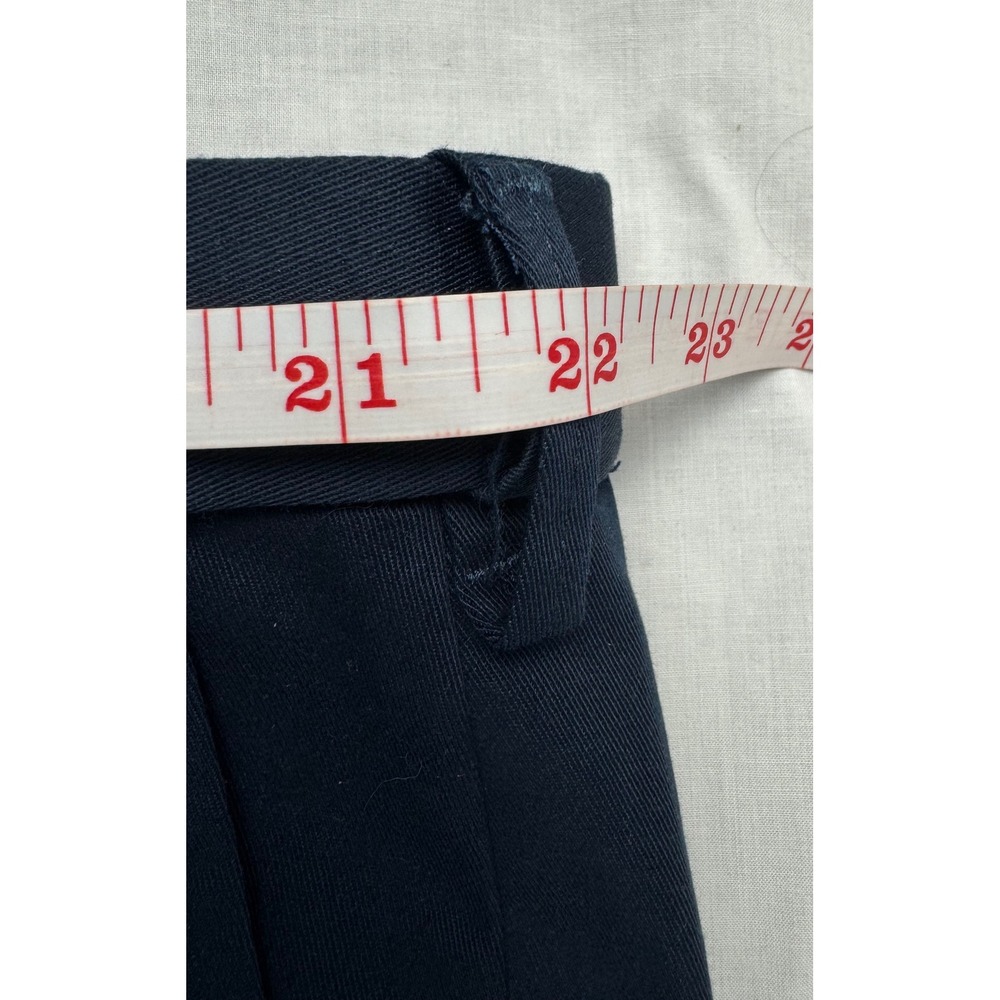 Haggar Iron Free Premium Khaki Classic Fit Navy Stretch Twill Pants 44x29 - Picture 12 of 16